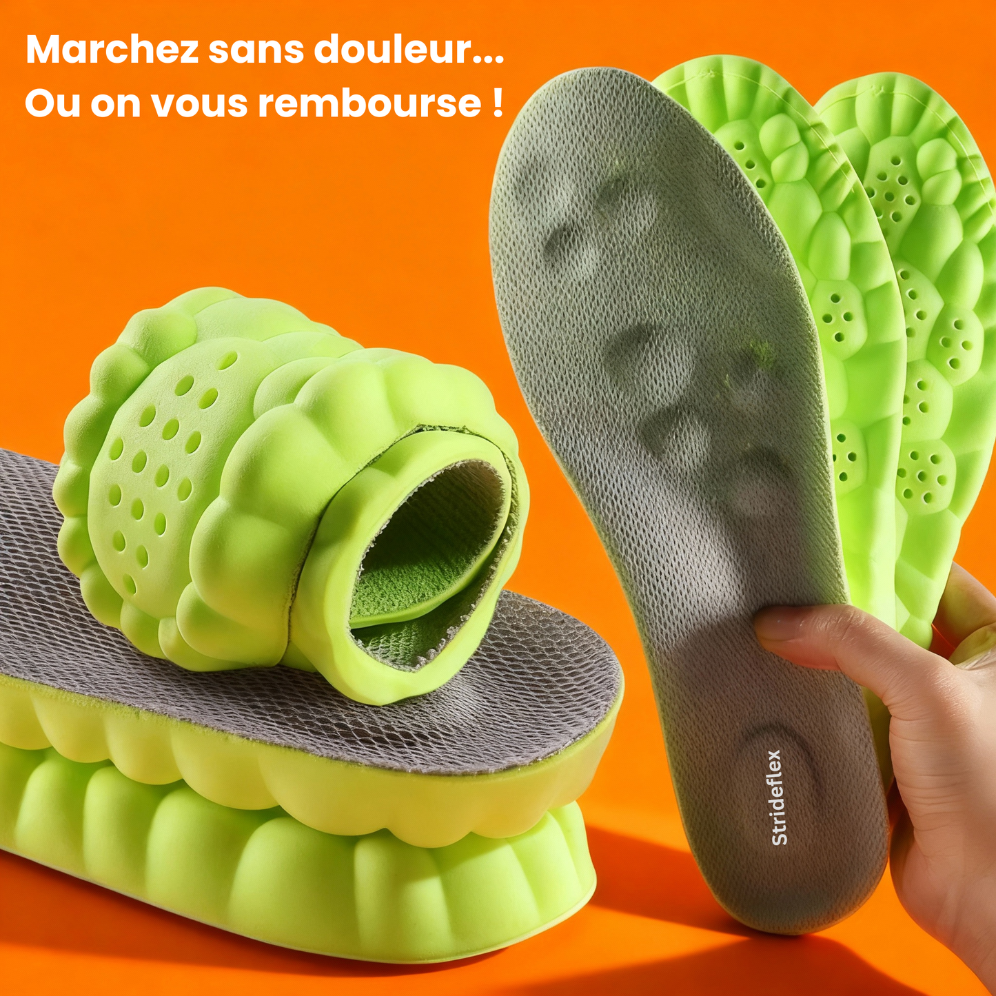 Strideflex® - Semelles orthopédiques intelligentes
