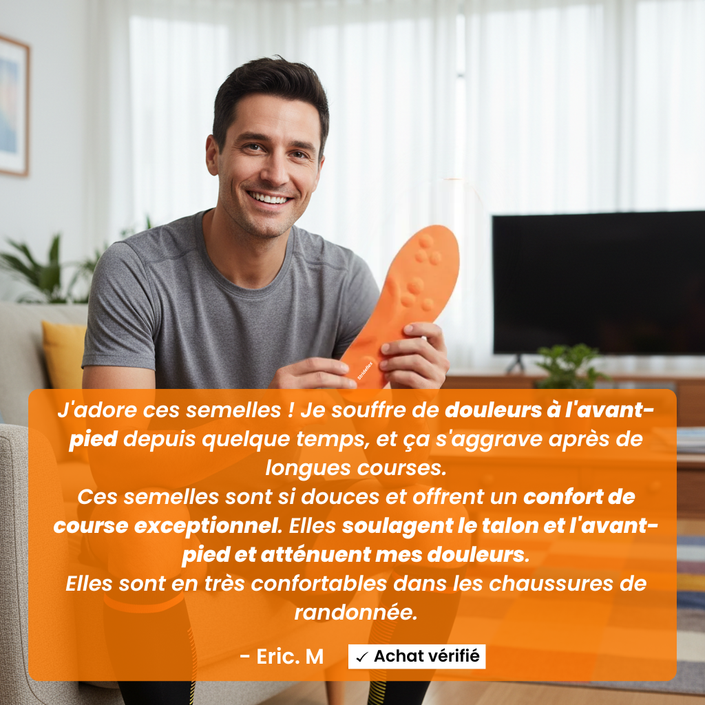 Strideflex® - Semelles orthopédiques intelligentes