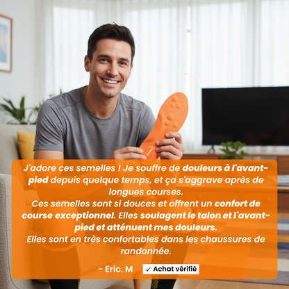 Strideflex® - Semelles orthopédiques intelligentes