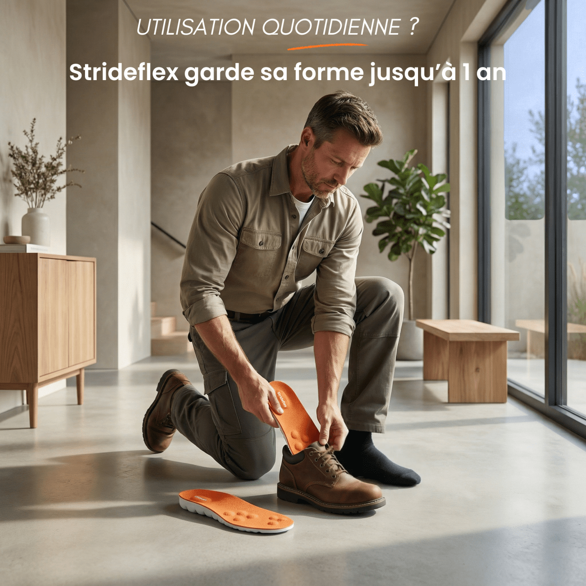 Strideflex® - Semelles orthopédiques intelligentes - Runlys