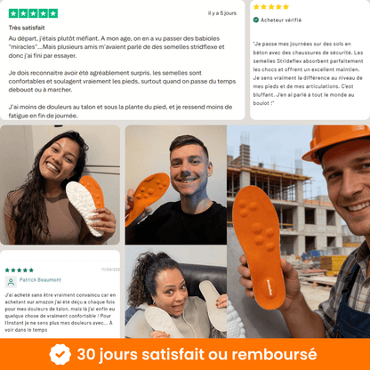 Strideflex® - Semelles orthopédiques intelligentes - Runlys