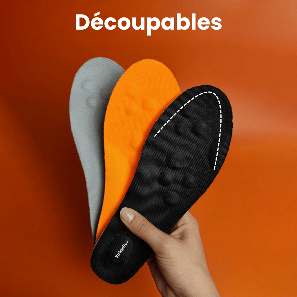 Strideflex® - Semelles orthopédiques intelligentes - Runlys