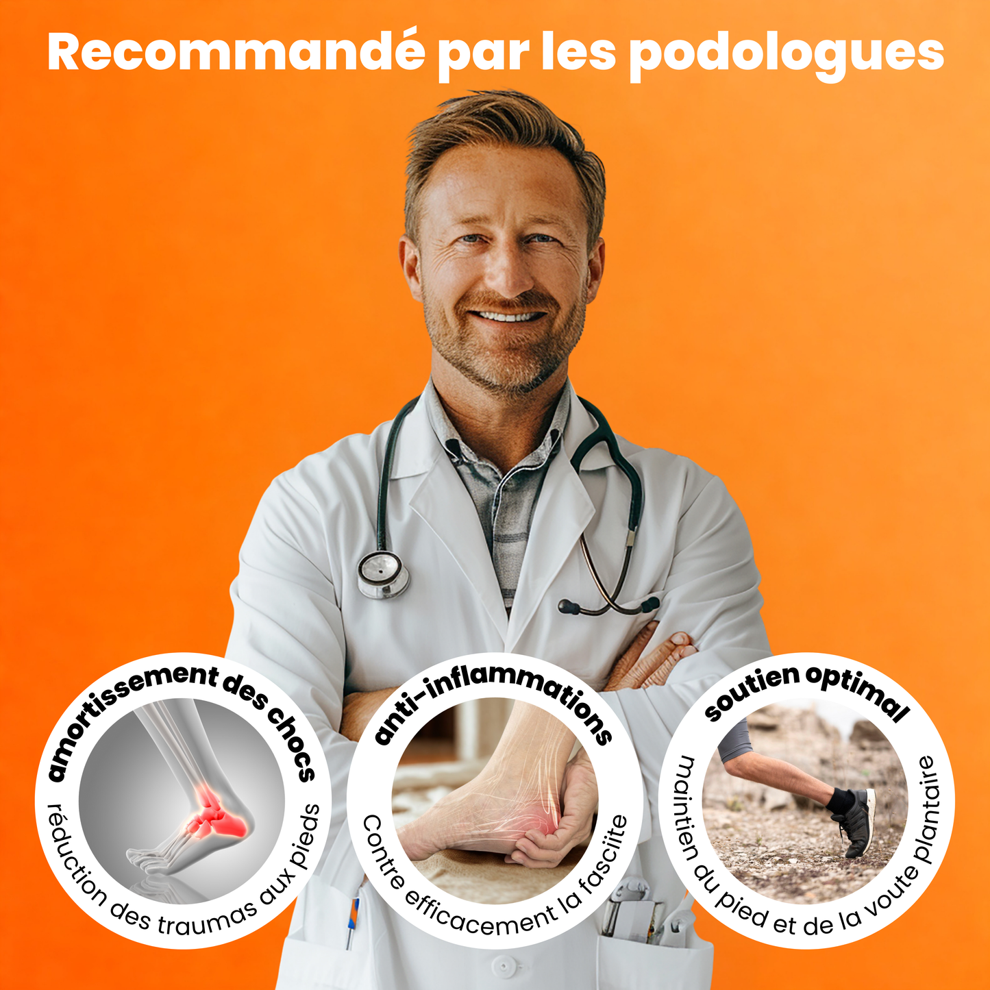 Strideflex® - Semelles orthopédiques intelligentes